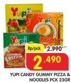 Promo Harga YUPI Candy Pizza, Noodles 23 gr - Superindo