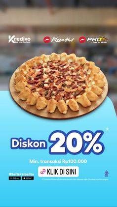 Promo Harga Diskon 20%  - Pizza Hut