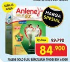 Promo Harga Anlene Gold Plus 5x Hi-Calcium All Variants 640 gr - Superindo