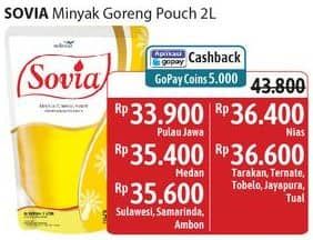 Promo Harga Sovia Minyak Goreng 2000 ml - Alfamidi