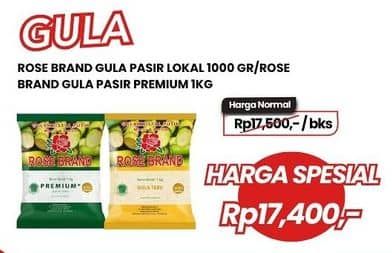 Promo Harga Rose Brand Gula Kristal Putih Premium, Kuning 1000 gr - Carrefour