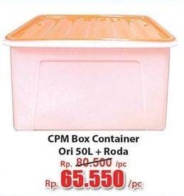 Promo Harga CPM Container Box + Roda Ori 50000 ml - Hari Hari