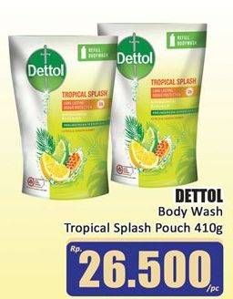 Promo Harga Dettol Body Wash Tropical Splash Citrus Lemon Honey 410 ml - Hari Hari