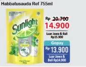 Promo Harga SUNLIGHT Pencuci Piring Higienis Plus With Habbatussauda 755 ml - Alfamart
