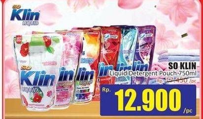 Promo Harga SO KLIN Liquid Detergent Korean Camelia, + Softergent Pink, Power Clean Action White Bright, + Anti Bacterial Red Perfume Collection, + Anti Bacterial Biru, + Anti Bacterial Violet Blossom 750 ml - Hari Hari