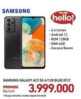 Promo Harga Samsung Galaxy A23 5G Smartphone 6 GB + 128 GB  - Carrefour