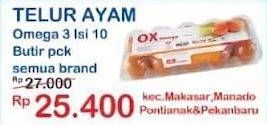 Promo Harga SPP Telur Ayam Omega 3 10 pcs - Indomaret
