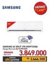Promo Harga Samsung AR09TGHQASINSE AC Split 1 PK  - Carrefour