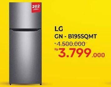 Promo Harga LG GN-B195SQMT | Kulkas 2 Pintu Smart Inverter Compressor  - Yogya