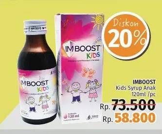 Promo Harga IMBOOST Kids Syrup 120 ml - LotteMart