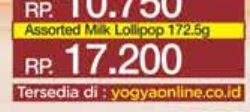 Promo Harga Milkita Milk Lollipop 172 gr - Yogya