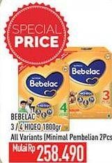 Promo Harga Bebelac 3/4 Susu Pertumbuhan  - Hypermart