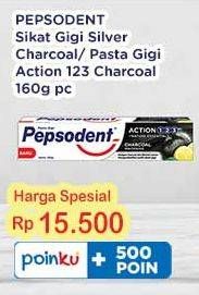 Pepsodent Sikat Gigi Silver Charcoal/Pepsodent Pasta Gigi Action 123