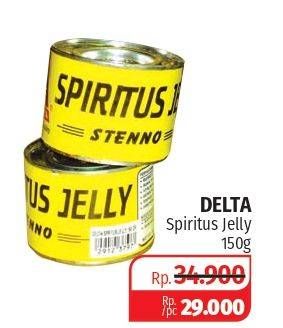 Promo Harga DELTA Spiritus Jelly 150 gr - Lotte Grosir
