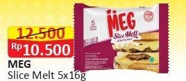 Promo Harga MEG Cheddar Slice Melt 80 gr - Alfamart