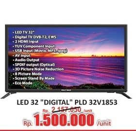 Promo Harga Polytron PLD 32V1853 Digital LED TV  - Hari Hari