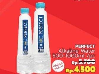 Promo Harga PERFECT Alkaline Water 500 ml - LotteMart