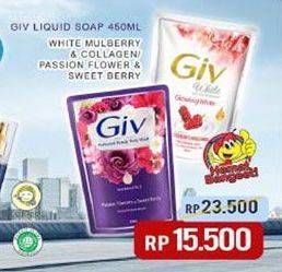 Promo Harga GIV Body Wash White Mulberry Collagen, Passion Flowers Sweet Berry  - Indomaret