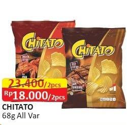 Promo Harga CHITATO Snack Potato Chips All Variants 68 gr - Alfamart