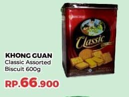 Promo Harga Khong Guan Classic Assorted Biscuit Persegi 600 gr - Yogya