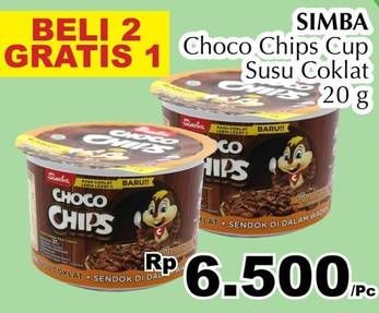 Promo Harga SIMBA Cereal Choco Chips Susu Coklat 20 gr - Giant
