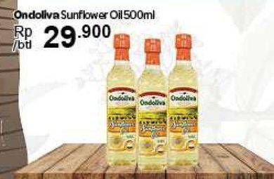 Promo Harga ONDOLIVA Sunflower Oil 500 ml - Carrefour