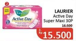 Promo Harga Laurier Active Day Super Maxi NonWing 30 pcs - Alfamidi