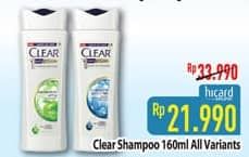 Promo Harga Clear Shampoo All Variants 160 ml - Hypermart