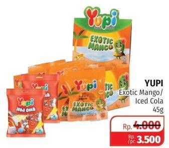 Promo Harga YUPI Candy Exotic Manggo, Iced Cola 45 gr - Lotte Grosir