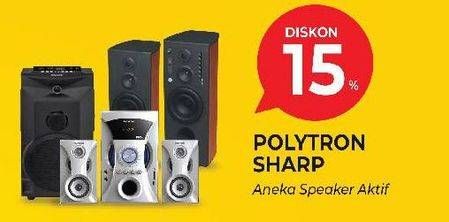 Promo Harga Polytron/Sharp Aneka Speaker Aktif  - Yogya