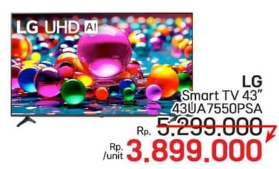 Promo Harga LG 43UA7550PSA  - LotteMart