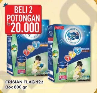 Promo Harga FRISIAN FLAG 123 Jelajah per 2 box 800 gr - Hypermart