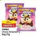 Promo Harga Simba Cereal Choco Chips Strawberry 55 gr - Alfamart
