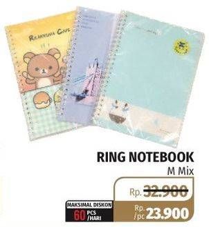 Promo Harga Ring Notebook M Mix  - Lotte Grosir