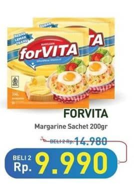 Promo Harga Forvita Margarine 200 gr - Hypermart