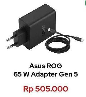 Promo Harga Asus ROG Adapter 65W Generasi 5  - Erafone