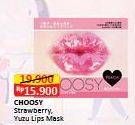 Promo Harga CHOOSY Hydrogel Lip Mask Fruit, Peach  - Alfamart