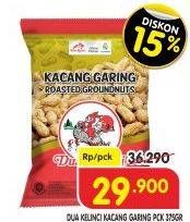 Promo Harga DUA KELINCI Kacang Garing Original 375 gr - Superindo