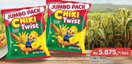 Promo Harga Chiki Twist Snack Jagung Bakar 75 gr - TIP TOP