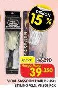 Promo Harga VIDAL SASSOON Hair Brush Styling VS.3, VS.901  - Superindo