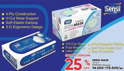 Promo Harga SENSI Mask All Variants 40 pcs - Guardian