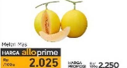 Promo Harga Melon Golden per 100 gr - Carrefour