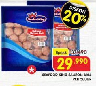 Promo Harga SEAFOOD KING Salmon Ball 200 gr - Superindo