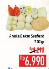 Promo Harga Aneka Bakso Seafood per 100 gr - Hypermart