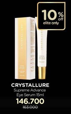 Promo Harga WARDAH Crystallure Supreme Advanced Eye Serum 15 ml - Watsons