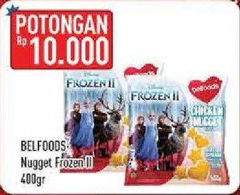 Promo Harga BELFOODS Nugget Frozen II 400 gr - Hypermart