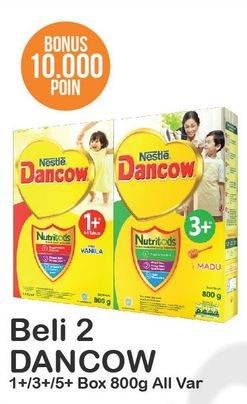 Promo Harga DANCOW Advanced Excelnutri+ 1+/3+/5+ All Variants per 2 box 800 gr - Alfamart