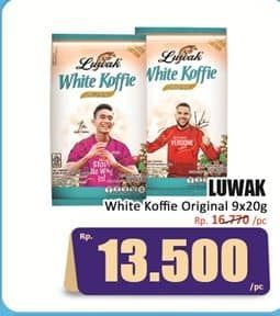 Promo Harga Luwak White Koffie Original per 9 sachet 20 gr - Hari Hari