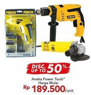 Promo Harga FISCH Power Tools  - Carrefour