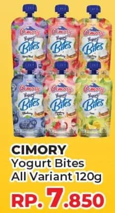 Promo Harga Cimory Yoghurt Squeeze Bites All Variants 120 gr - Yogya
